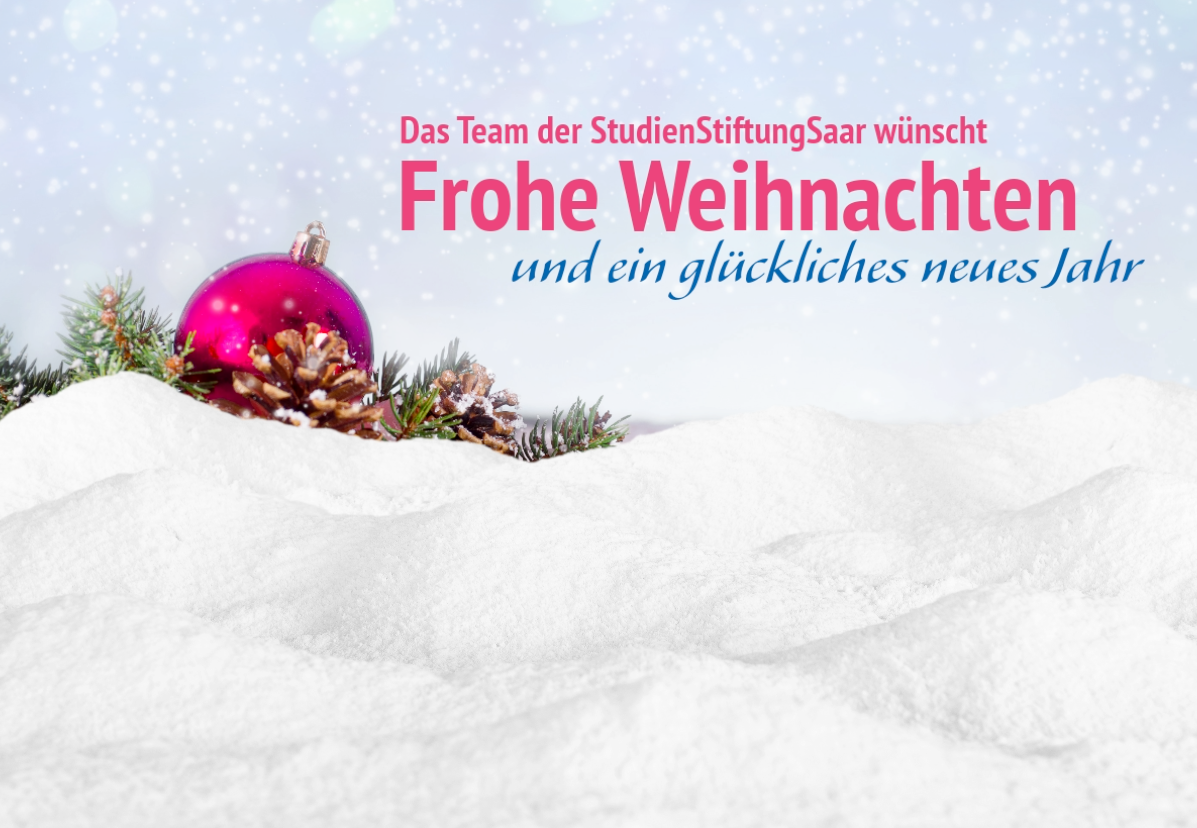 Frohe Weihnachten! - StudienStiftungSaar